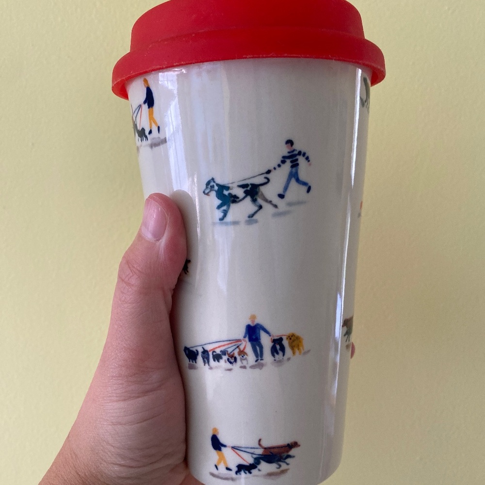 Anthropologie travel mug